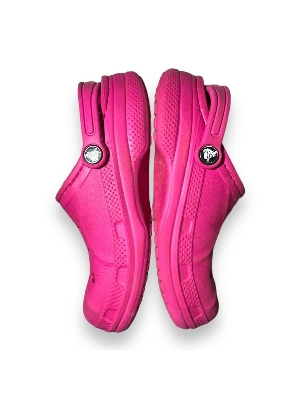 Crocs Kids Baya Lined Clog Pink Size J3 - Picture 4 of 7